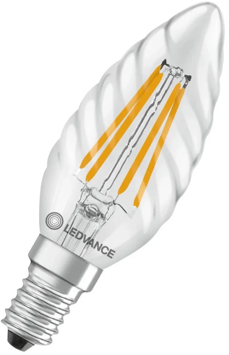 LED Kaarslamp E14 - 3.4W 470lm 2700K 230V - Ø45mm - 10 stuks - Geschikt voor tafellampen, keukenkastjes, werkkamer - 10 stuks de LEDVANCE – photo produit