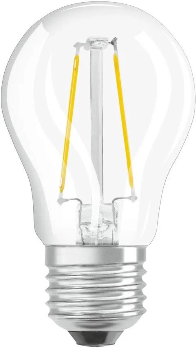 LED Lamp Classic P45 E27 - 2.8W 250lm 2700K Ø45mm - Retro LED Kogellamp - Ideaal voor Open Armaturen & Decoratieve Verlichting fra LEDVANCE – produktbillede