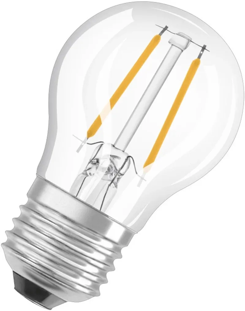LED Lamp Classic P45 E27 - 5W 470lm 4000K Ø45mm - LED Filament Lamp - Energiezuinige 40W Vervanger voor Dagelijks GebruiK 6 stuks de LEDVANCE – photo produit