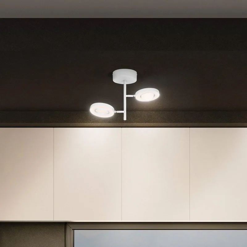 LED plafondspot Saturnus, 2-lamps, CCT, hoog de LEDVANCE en Blanc – photo produit
