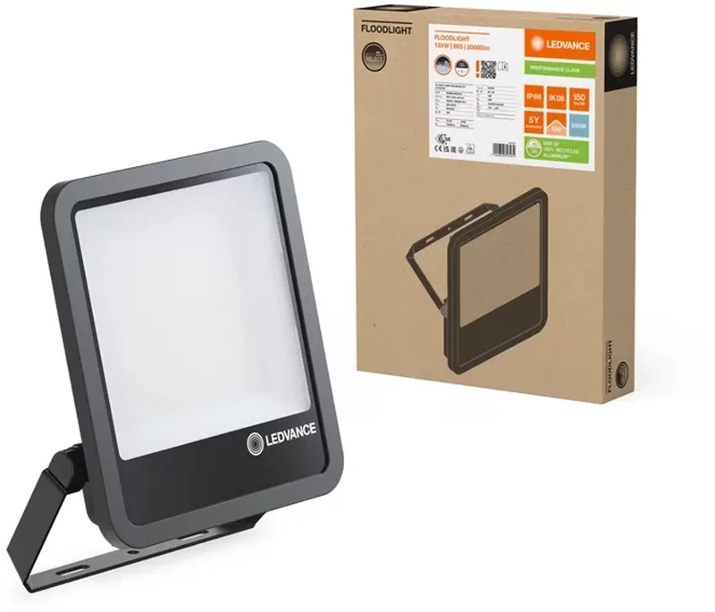 LED schijnwerper 133W 20.000lm daglicht 6500K IP65 (4099854306464) de LEDVANCE en Blanc – photo produit