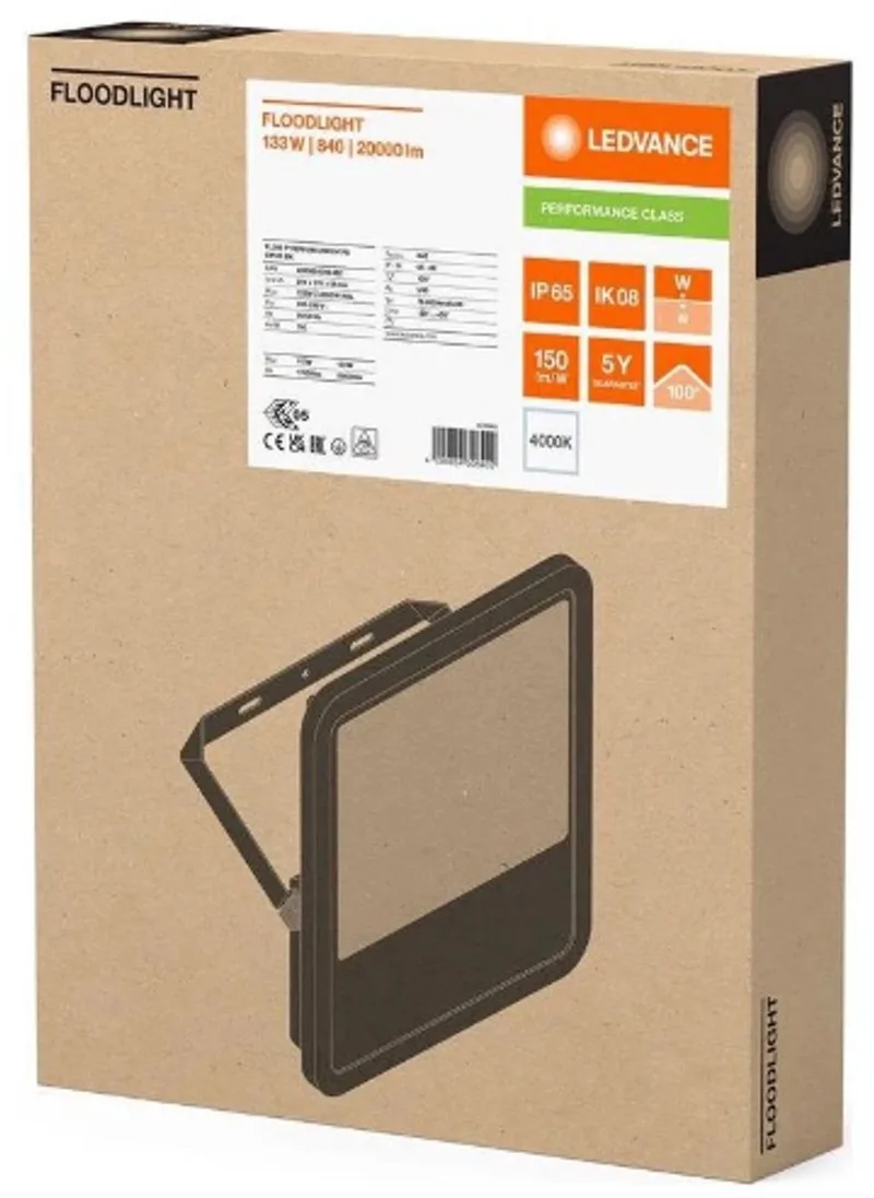 LED schijnwerper 133W 20000lm koel 4000K IP66 (4099854306402) by LEDVANCE in White – product photo