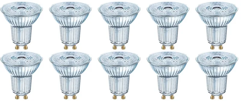 LED Spot 10 Pack - Parathom PAR16 940 36D - GU10 Fitting - Dimbaar - 3.4W - Natuurlijk Wit 4000K | Vervangt 35W de LEDVANCE – photo produit