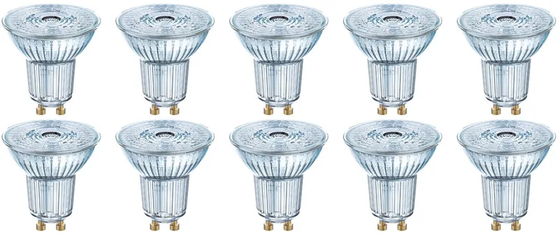 LED Spot 10 Pack - Parathom PAR16 940 36D - GU10 Fitting - Dimbaar - 3.4W - Natuurlijk Wit 4000K | Vervangt 35W de LEDVANCE – photo produit