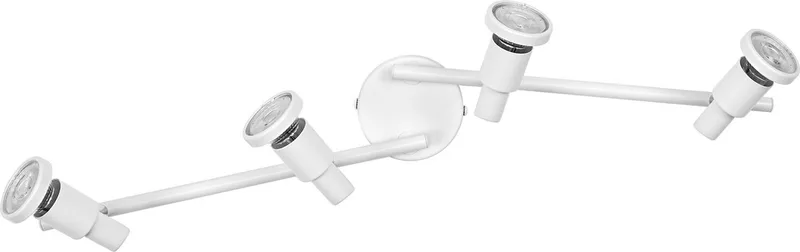 LED SPOT GU10 4 x 3,4W, 920lm, 2.700K kleurtemperatuur, warm witte lichtkleur, tijdloos ontwerp, vervangbare ledlamp, ideaal voor interieurs, CRI 90, verstelbare koppen by LEDVANCE in White – product photo