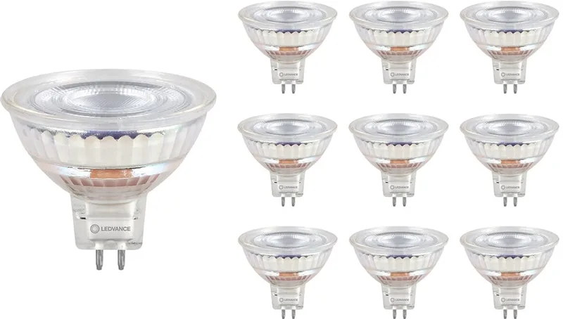 LED Spot MR16 GU5.3 - 2W 210lm 2700K 12V - Ø50mm - 36° - Geschikt voor spotverlichting, galerijen, accentverlichting - 10 stuks von LEDVANCE – Produktfoto