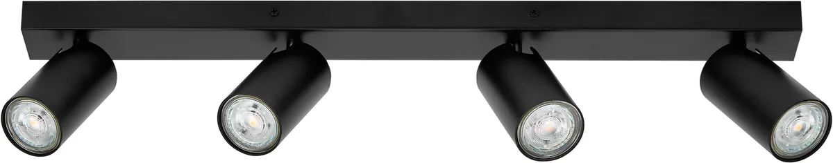 LED-Spot Octagon GU10 Schwarz 4x3,4W 927 DIM de LEDVANCE – photo produit
