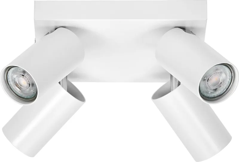 LED SPOT OCTAGON PL 4 x 3,4W, GU10, 920lm, 2.700K kleurtemperatuur, warm witte lichtkleur, tijdloos ontwerp, vervangbare ledlamp, ideaal voor interieurs, CRI 90, verstelbare koppen van LEDVANCE in Wit – productfoto