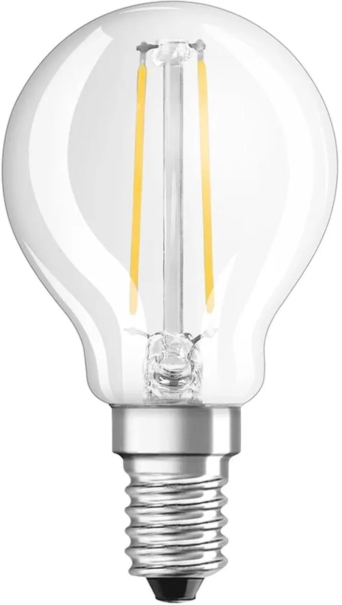 LED SST Classic P45 Lamp E14 - 2.8W 250lm 2700K 230V - Ø45mm - Geschikt voor nachtlampen, tafellampen, sfeerlicht von LEDVANCE – Produktfoto