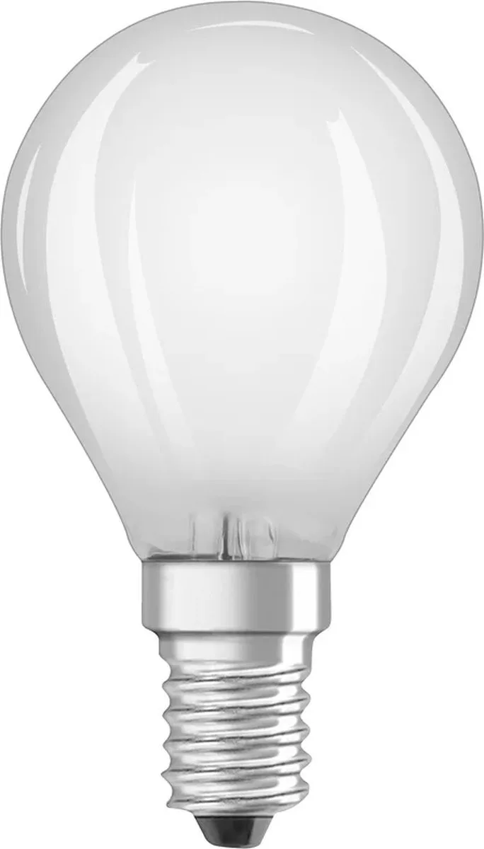 LED SST Classic P45 Lamp E14 - 4.8W 470lm 4000K 230V - Mat Glas - Ø45mm - Geschikt voor woonkamers, hallen, armaturen met mat glas van LEDVANCE – productfoto