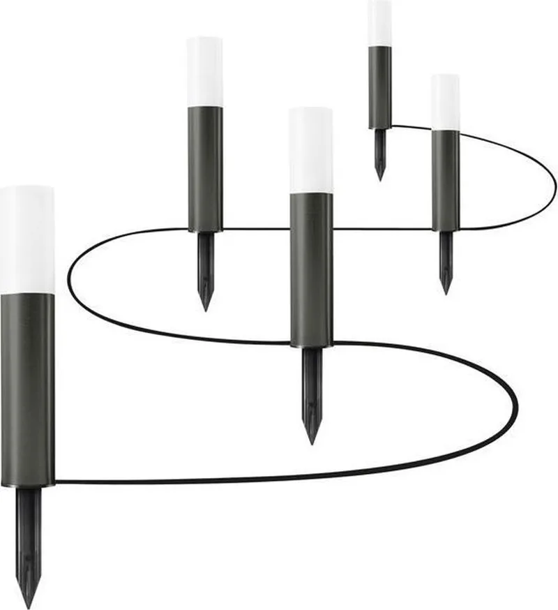 Ledvance 5x LED grondspies 5.5W Endura Garden Pole by LEDVANCE in Anthracite – product photo