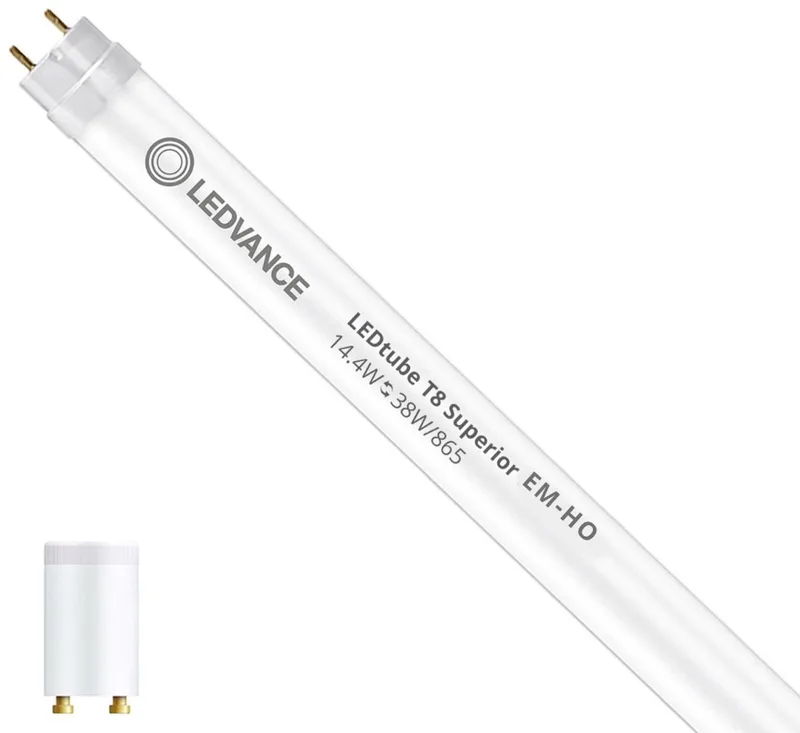 LEDVANCE LED Buis T8 Superior 105cm 11,4W 2000lm 6500K Daglicht G13 fra LEDVANCE i Mørkegrøn – produktbillede