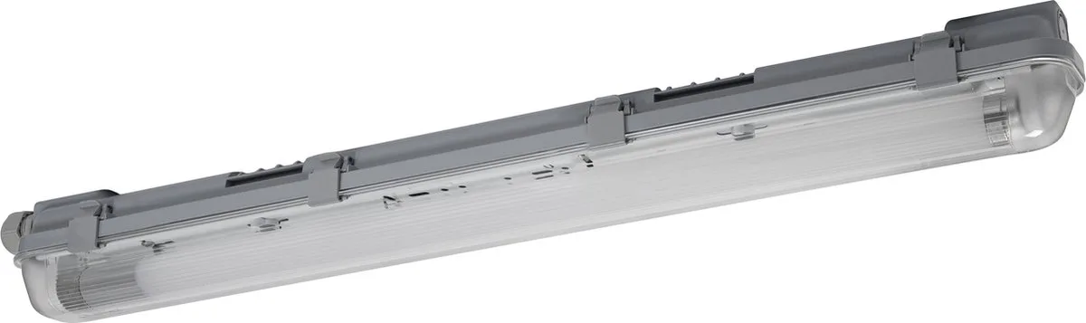 Lijnarmatuur LED: voor plafond, SUBMARINE SENSOR / 8 W, 22-…24- V, stralingshoek: 14-, Cool White, 4- K, body materiaal: plastic, IP65 fra LEDVANCE i Grå – produktbillede