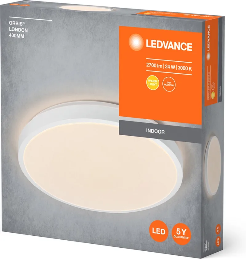 ORBIS LONDON plafondlamp, 24W, 2700lm de LEDVANCE en Blanc – photo produit
