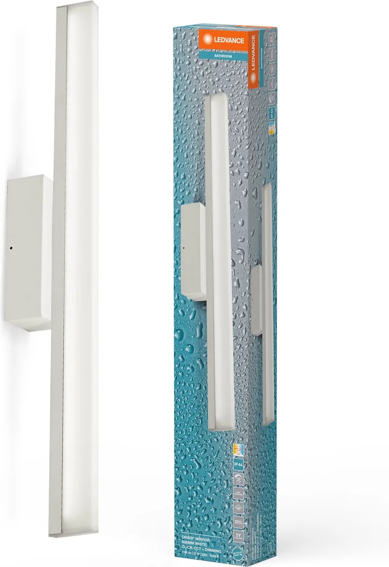 Orbis Spiegel 60 cm Click CCT DIM IP44 Weiß von LEDVANCE in Weiß – Produktfoto