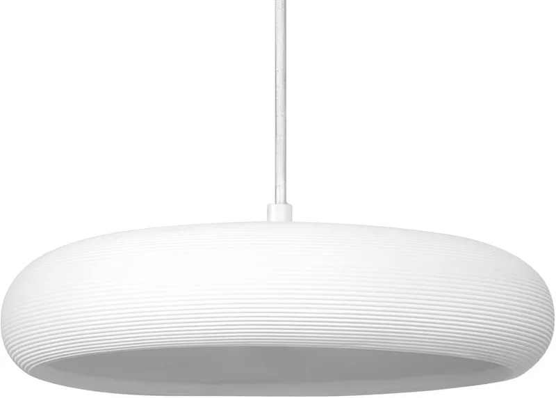 OSRAM Decor Plaster Pure hanglamp 298mm E27 gips, metaal, hoogwaardige uitstraling, voor woonkamer en eetkamer von LEDVANCE in Weiß – Produktfoto