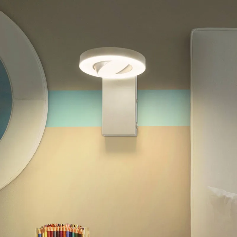 Saturnus CCT LED wandspot, schakelaar de LEDVANCE en Blanc – photo produit