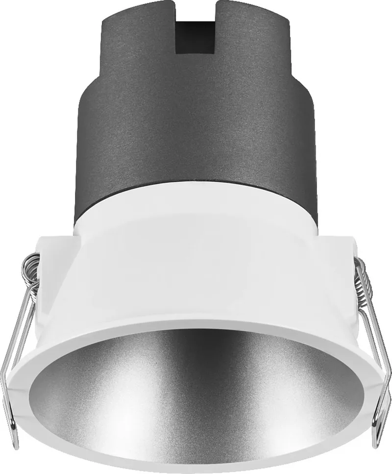 SPOT TWIST 93 inbouwspot, zilver, 10W, 800lm, 830 WT de LEDVANCE en Blanc, Argent – photo produit