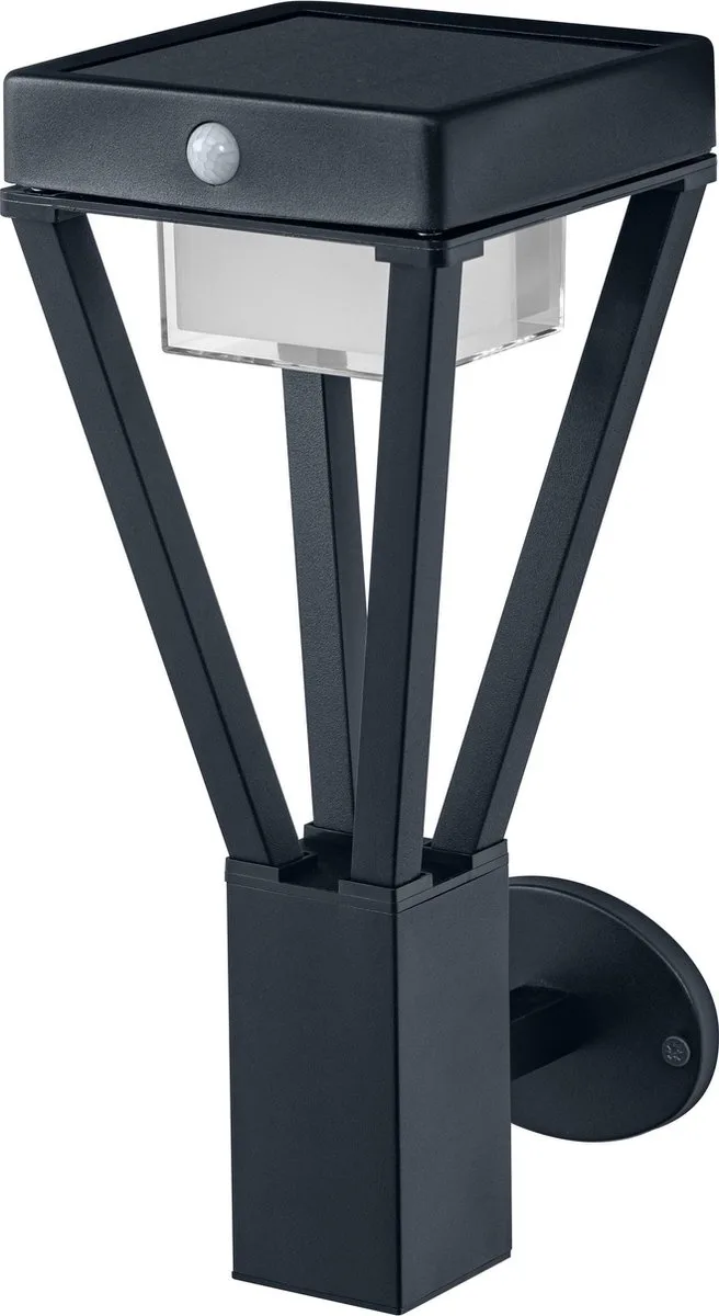 LEDVANCE 4058075564541 ENDURA STYLE SOLAR BOUQUET Solar-Außenwandleuchte mit Bewegungsmelder LED LED fest eingebaut 6 W Dunkelgrau von LEDVANCE in Dunkelgrau – Produktfoto