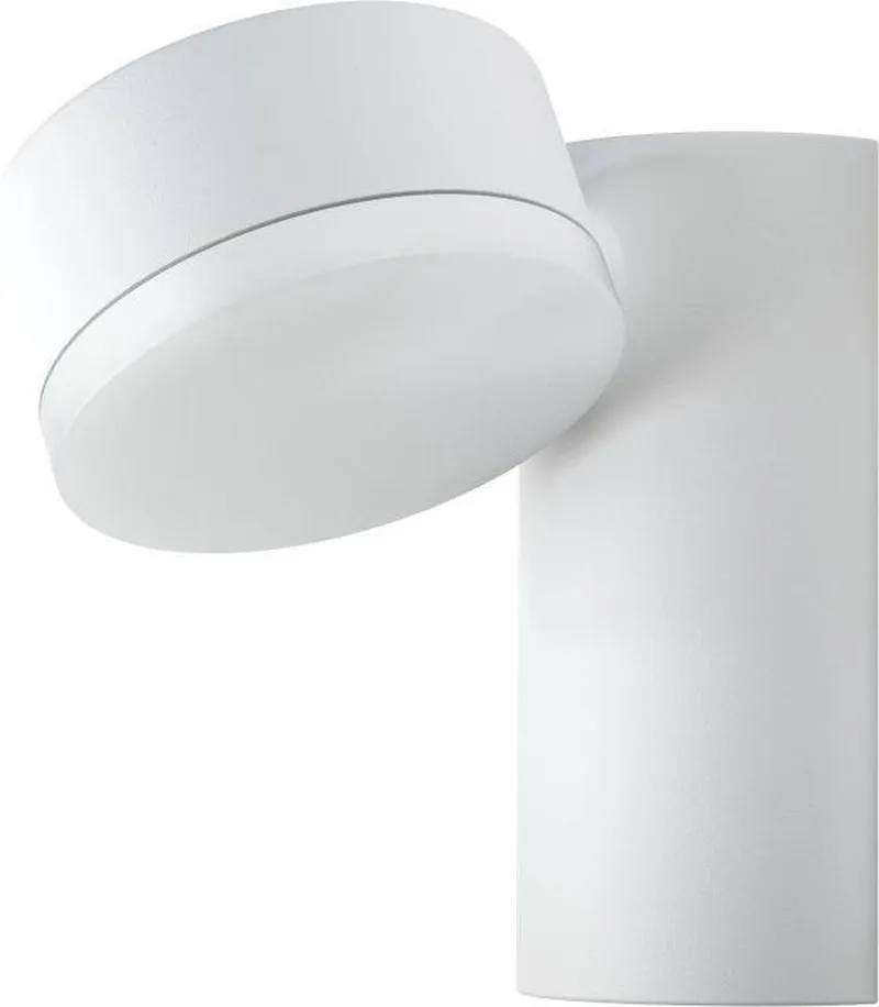 wand- en plafondarmatuur LED: voor muur, ENDURA® STYLE SPOT ROUND / 8 W, 220…240 V, uitstralingshoek: 110°, Warm White, 3000 K, materiaal behuizing: aluminium, IP44, 1-bundel de LEDVANCE en Blanc – photo produit