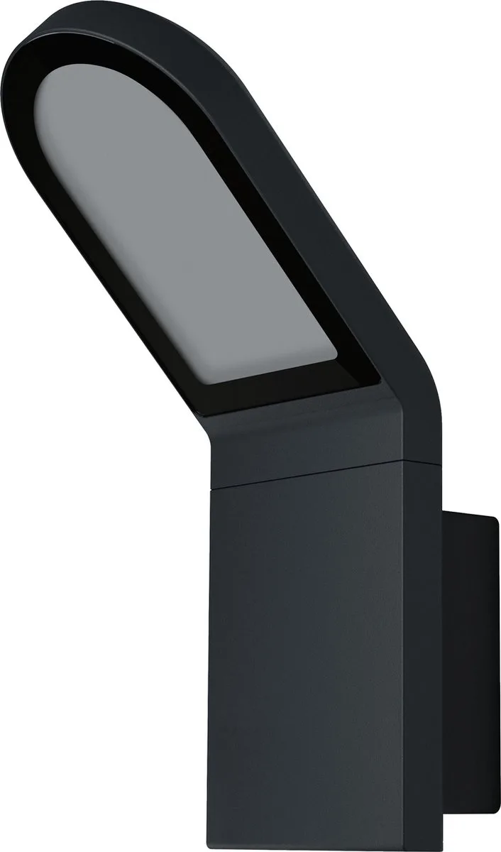 Wand- en plafondarmatuur LED: voor muur, ENDURA STYLE WALL / 11,5- W, 22-…24- V, Warm wit, 3- K, body materiaal: aluminum, IP44 by LEDVANCE in Dark grey – product photo