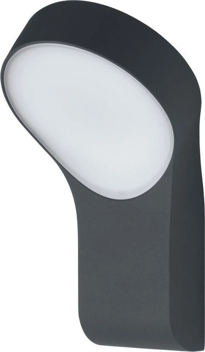 wand- en plafondarmatuur LED: voor muur, ENDURA® STYLE WALL ROUND / 8 W, 220…240 V, Warm White, 3000 K, materiaal behuizing: aluminium, IP44, 1-bundel de LEDVANCE en Gris foncé – photo produit