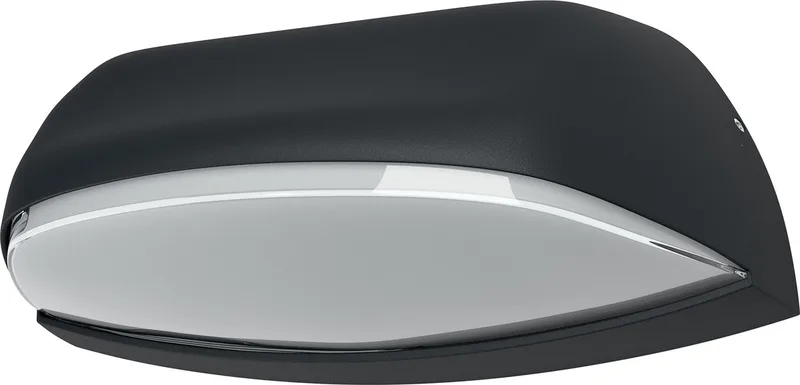 Wand- en plafondarmatuur LED: voor muur, ENDURA STYLE WIDE / 12 W, 22-…24- V, Warm wit, 3- K, body materiaal: aluminum, IP44 de LEDVANCE en Gris foncé – photo produit