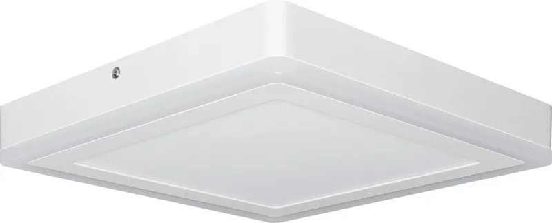 Wand- en plafondarmatuur LED: voor plafond/muur, LED CLICK White / 18 W, 220…240 V, stralingshoek: 110, Warm wit, 3000 K, body materiaal: aluminum, IP20 fra LEDVANCE i Hvid – produktbillede