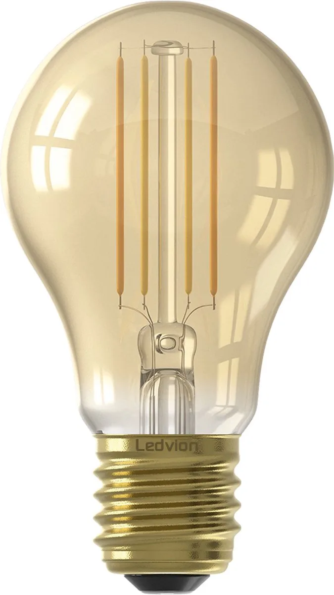 E27 LED Lamp - Dimbaar - 7.5W - 2100K - 806L van Ledvion – productfoto