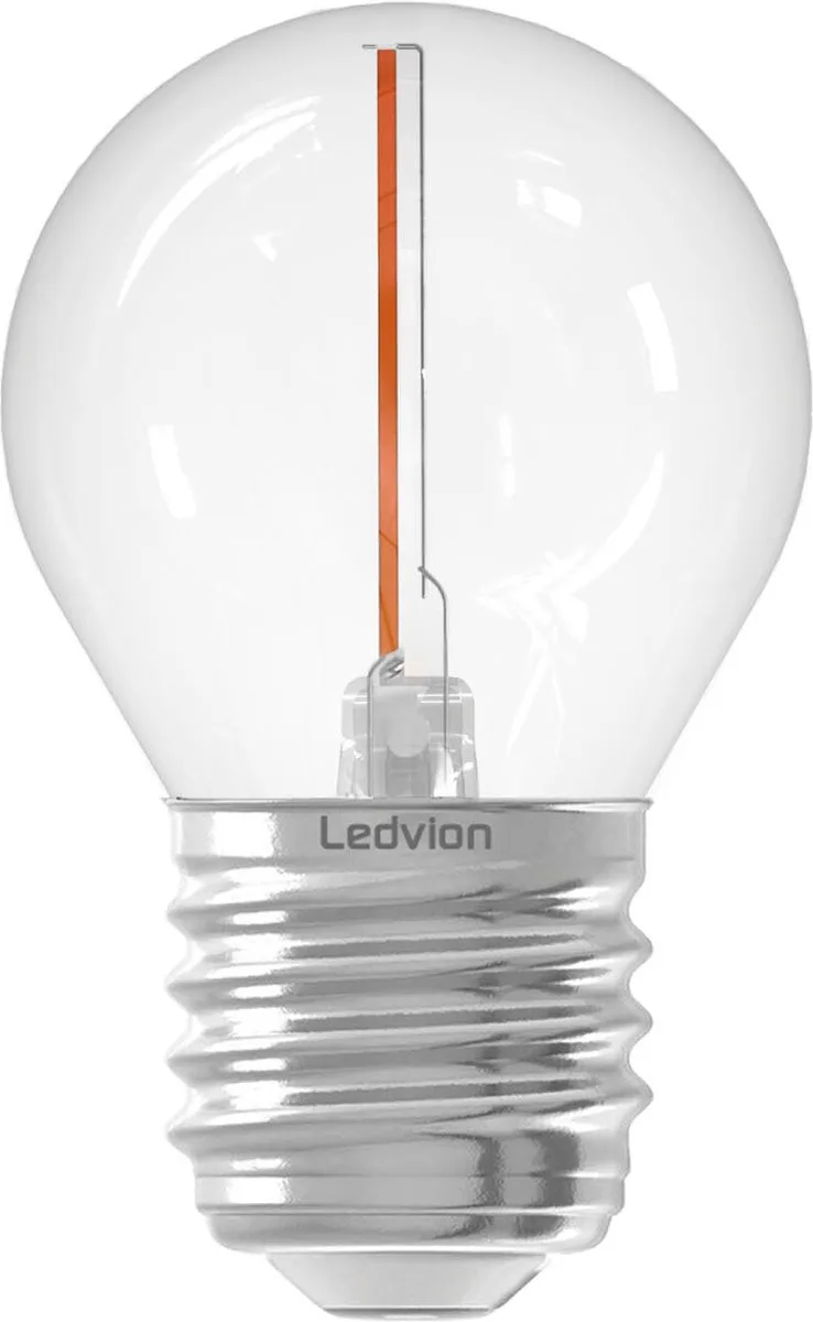 E27 LED Lamp Helder - 1W - 2100K - 50L de Ledvion – photo produit