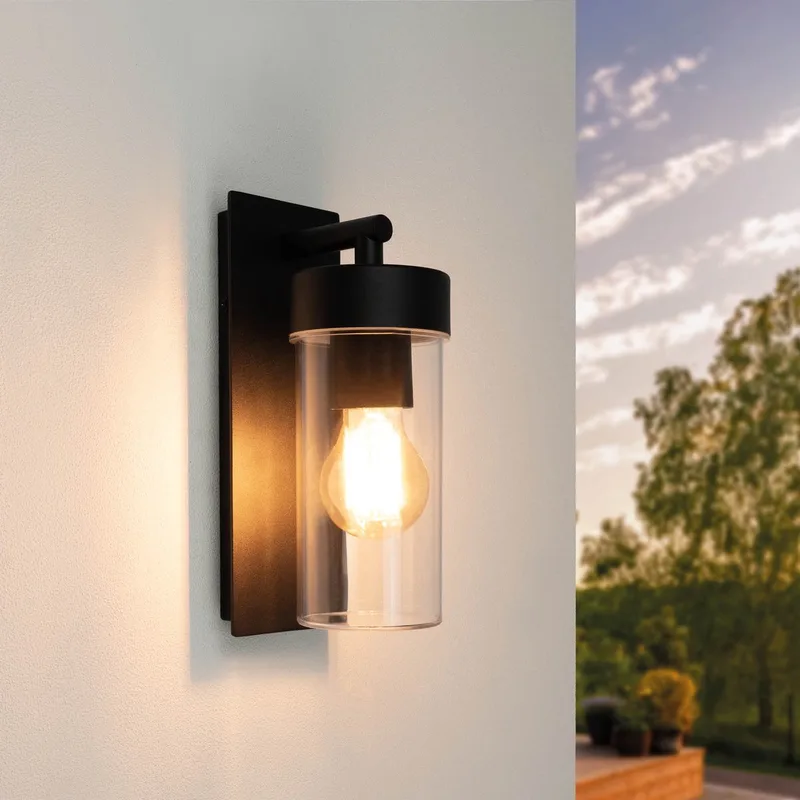 Industriele LED Wandlamp Dimbaar - 7.5W - 2100K - IP44 - E27 de Ledvion en Noir – photo produit