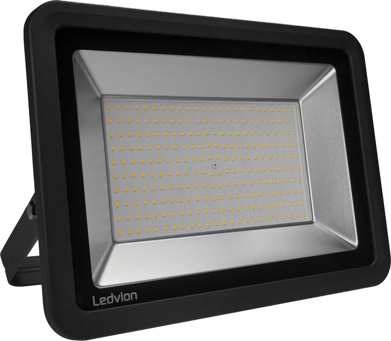 LED Breedstraler - 200W - 4000K - 17000L - IP65 de Ledvion en Noir – photo produit