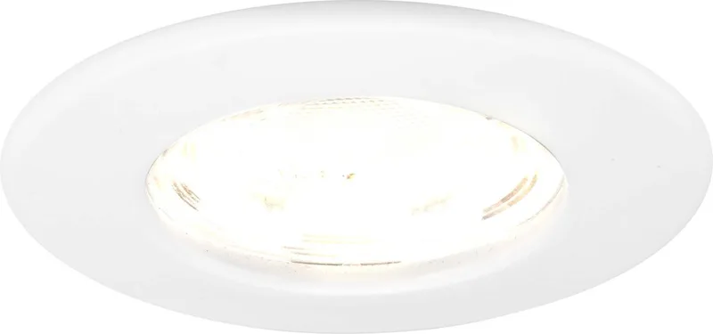 LED Inbouwspot - Dimbaar - 5W - 2700K - Ø84mm - IP65 de Ledvion en Blanc – photo produit