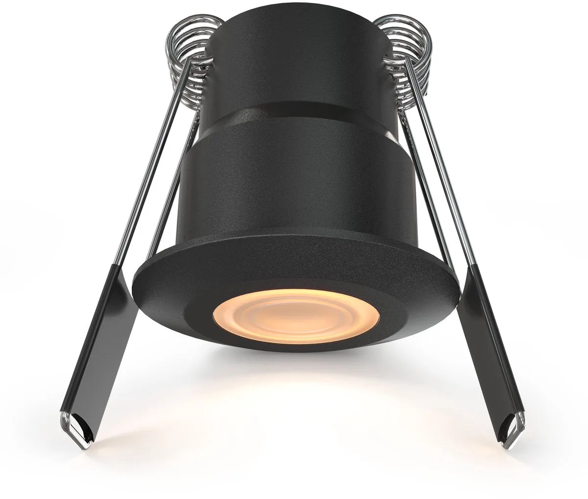 LED Inbouwspot ø35mm IP65 3W 2700K von Ledvion in Schwarz – Produktfoto