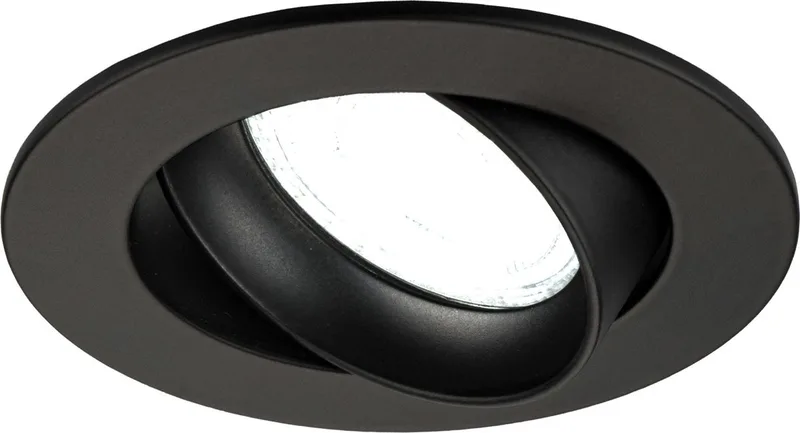 LED Inbouwspot Rio - Dimbaar - 3W - 6500K - Ø85 mm de Ledvion en Noir – photo produit