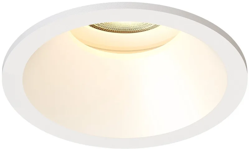 LED Inbouwspot Rond ø81mm – Dimbaar – Kantelbaar – GU10 – 2700K – 3W – IP20 de Ledvion en Blanc – photo produit