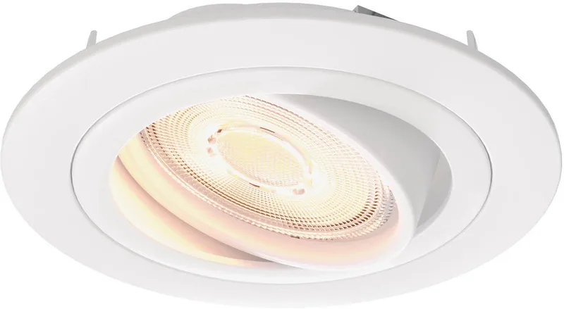 LED Inbouwspot Tokyo - Dimbaar - 3W - 2700K - Ø92 mm de Ledvion en Blanc – photo produit