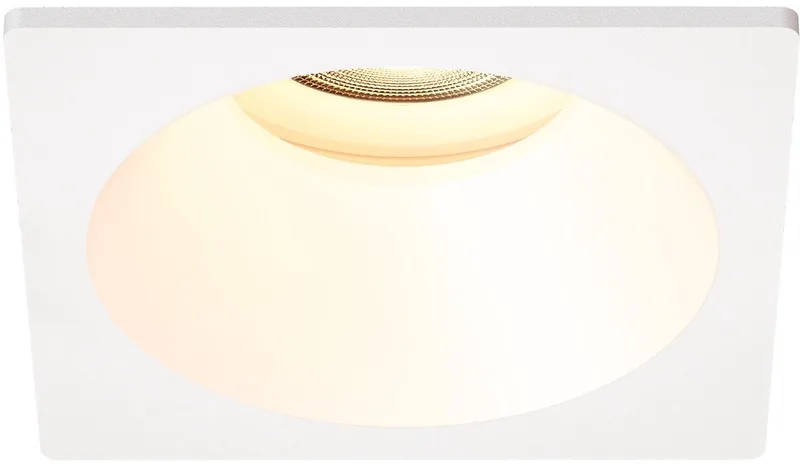 LED Inbouwspot Vierkant 81x81mm – Dimbaar – Kantelbaar – GU10 – 2700K – 3W – IP20 de Ledvion en Blanc – photo produit