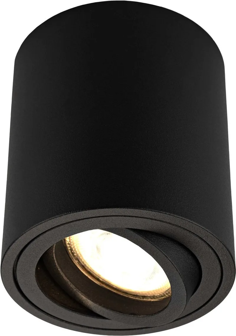 LED Opbouwspots - Dimbaar - 5W - 2700K fra Ledvion i Sort – produktbillede