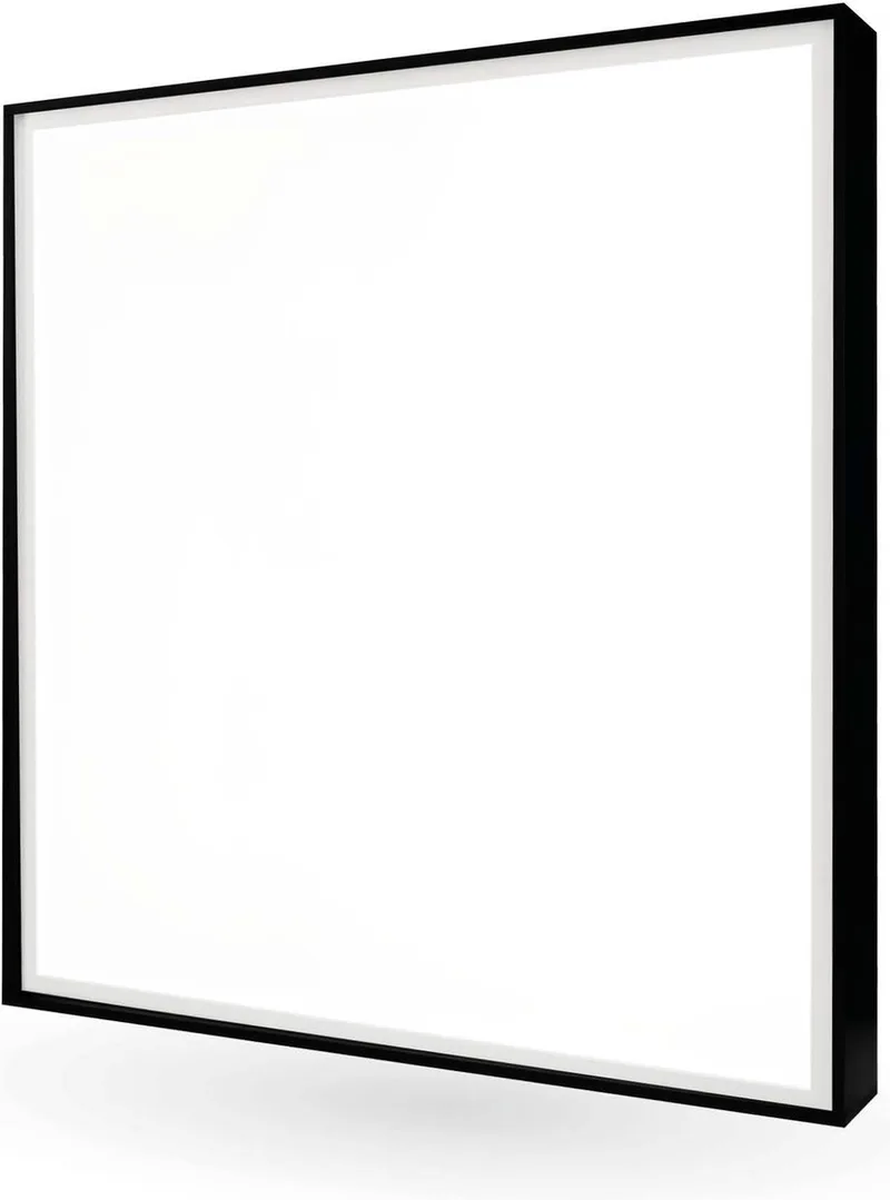 LED Paneel Opbouw 60x60CM - Light Weight Frame - Opbouwarmatuur fra Ledvion i Sort – produktbillede