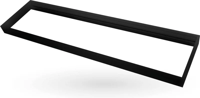 LED Paneel Opbouwframe 30x120CM - Light Weight Frame - Opbouwarmatuur de Ledvion en Noir – photo produit