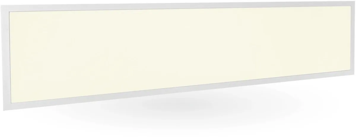 LED Panel Dimbaar - 120x30 - 36W - 3000K - 4000L Incl. LED driver + Snelconnector von Ledvion in Weiß – Produktfoto