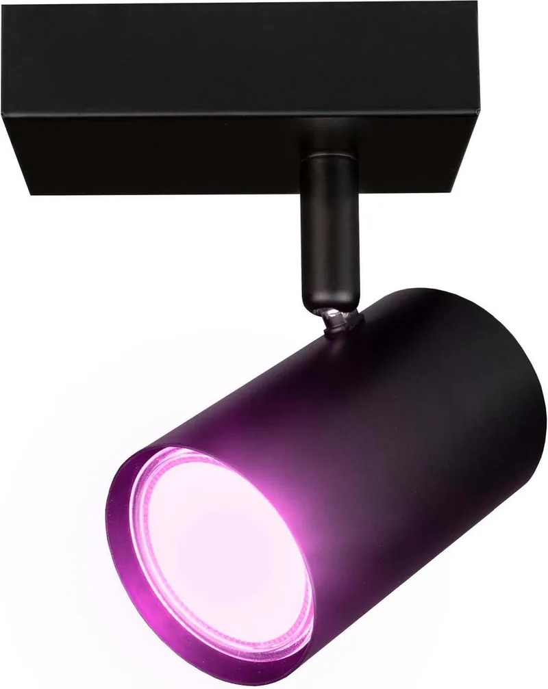LED Plafondspot - 1-lichts - Dimbaar - 5W - GU10 - IP20 från Ledvion i Svart – produktbild