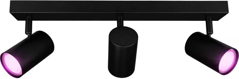 LED Plafondspot - 3-lichts - Dimbaar - 5W - GU10 - IP20 by Ledvion in Black – product photo