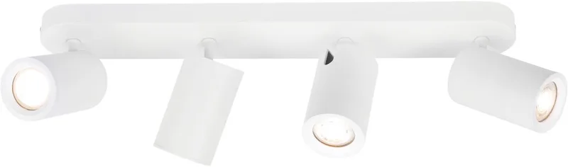 LED Plafondspot - 4-lichts - Dimbaar - 3W - 2700K - Rechthoek - GU10 - IP20 by Ledvion in White – product photo