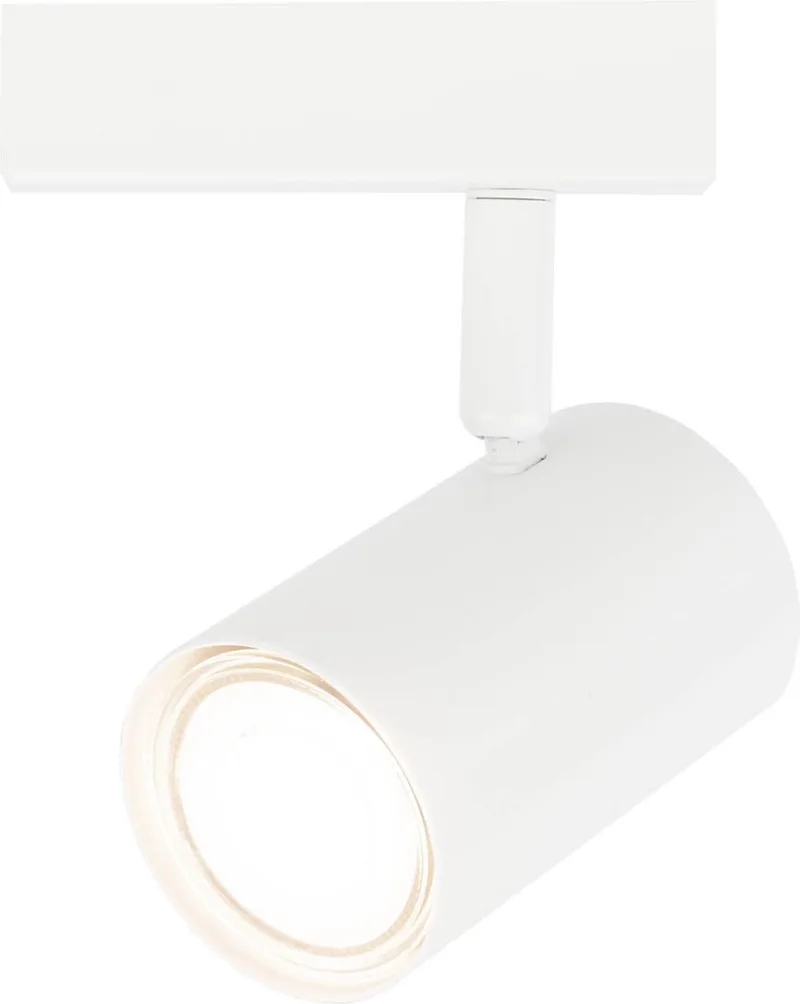 LED Plafondspot Wit 1-lichts Rechthoek GU10 3W neutraal wit de Ledvion en Blanc – photo produit