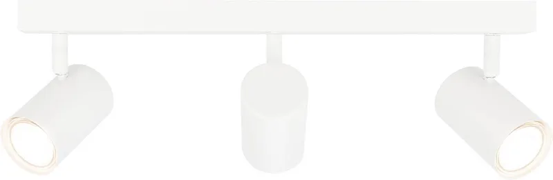 LED Plafondspot Wit 3-lichts Rechthoek GU10 3W neutraal wit de Ledvion en Blanc – photo produit