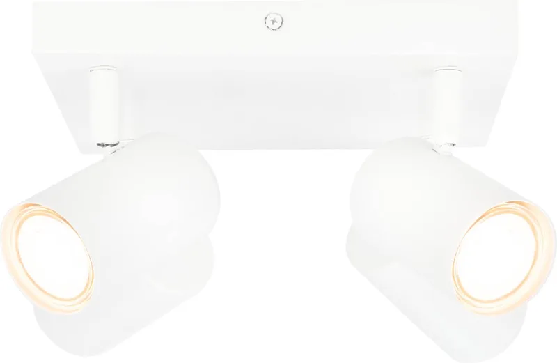 LED Plafondspot Wit 4-lichts Vierkant GU10 3W warm wit by Ledvion in White – product photo