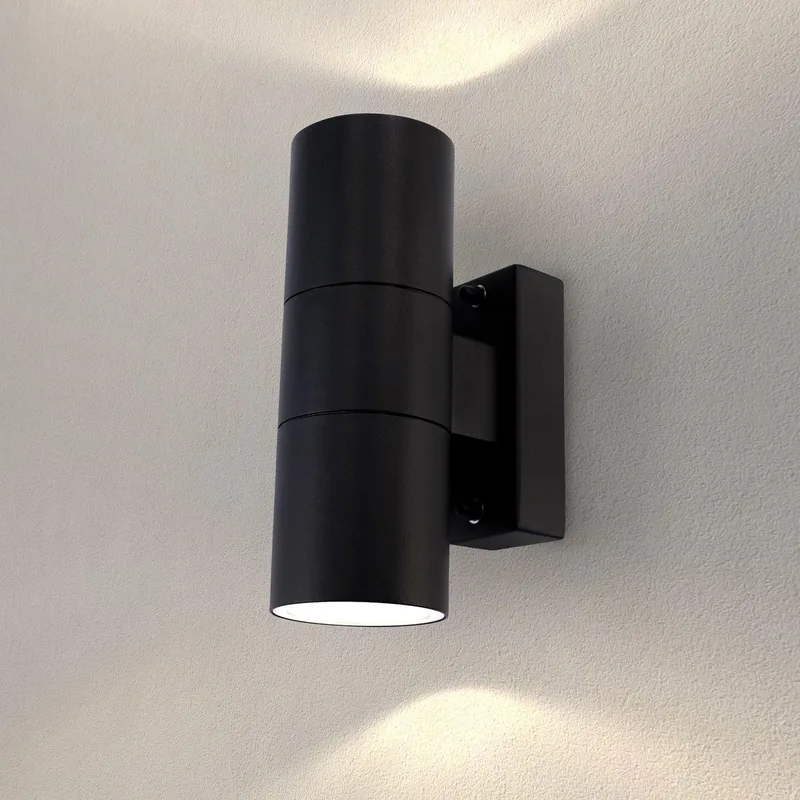 LED Wandlamp - GU10 - IP54 fra Ledvion i Sort – produktbillede