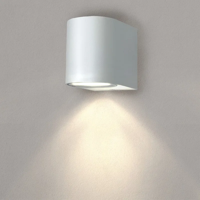 LED Wandlamp Sacramento - GU10 - IP54 van Ledvion in Wit – productfoto